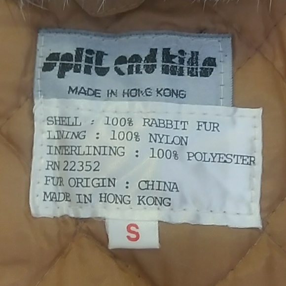 Genuine Rabbit Fur Jacket - Picture 3 of 4